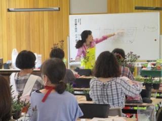 寄せ植え講座1(ハンギングバスケット)