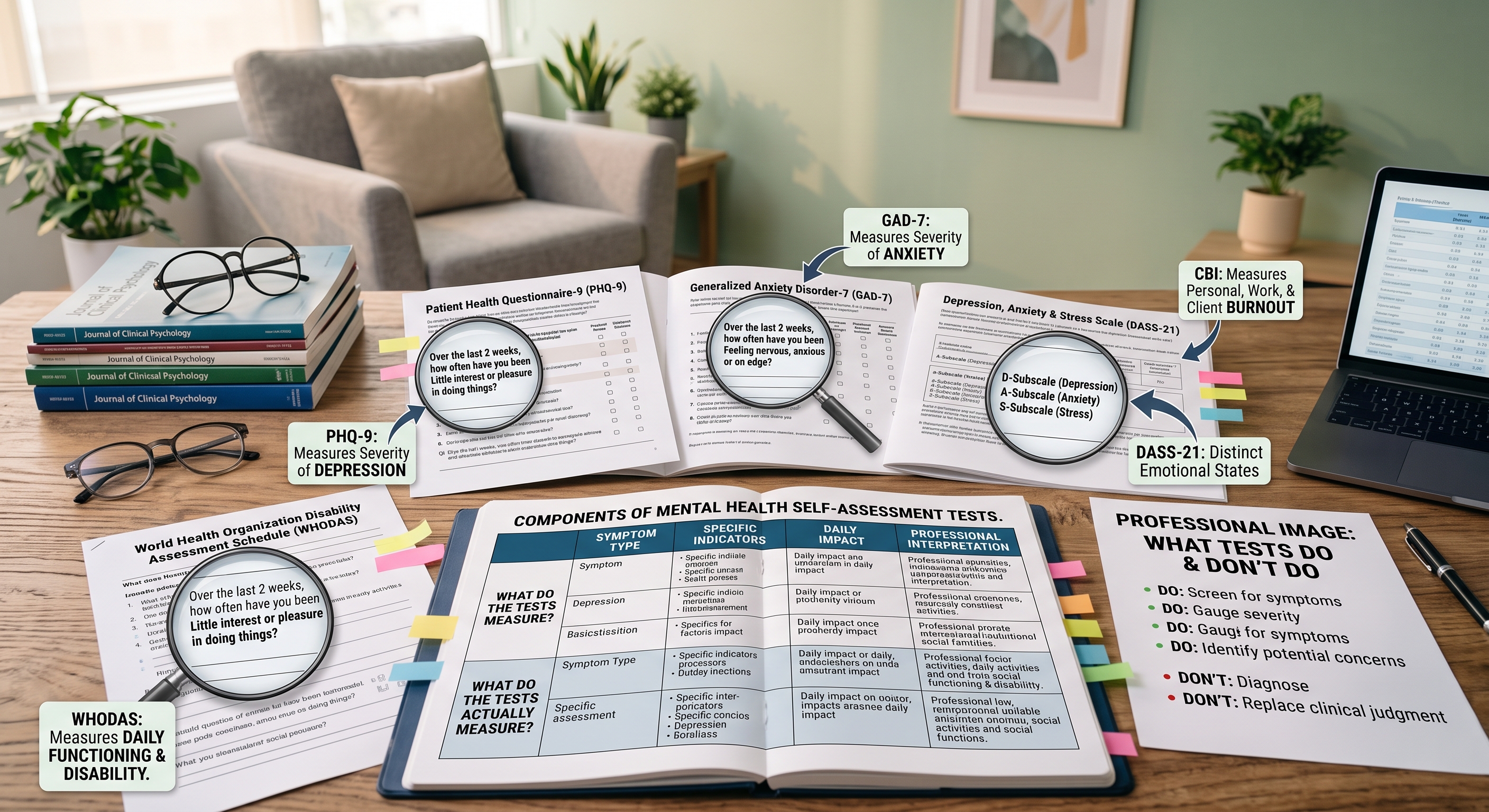 Mental Health Self-Assessment: What Tests Show