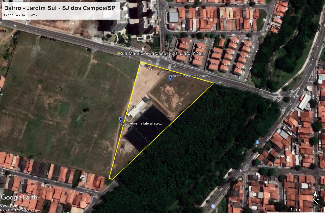 Area, 14600 m² - Jardim Sul - São José dos Campos/SP • Cód: AR0087