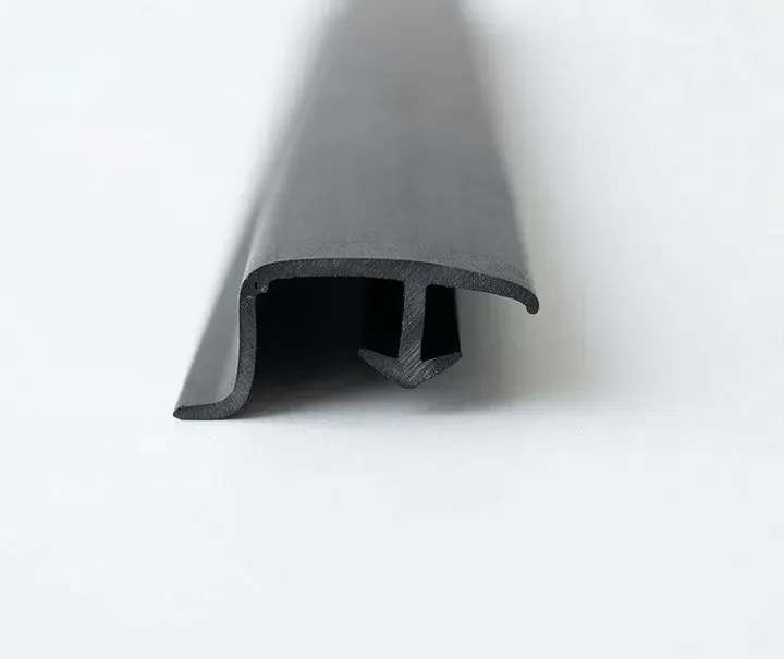 Black PVC Rubber T-Shape Extrusion Sealing Strip |  Cross Section Profile View | Door & Window Seal Gasket | ASMCO