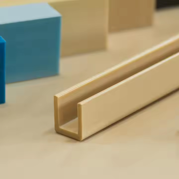 PVC U-channels integrated into glass partitions to route data and power neatly.