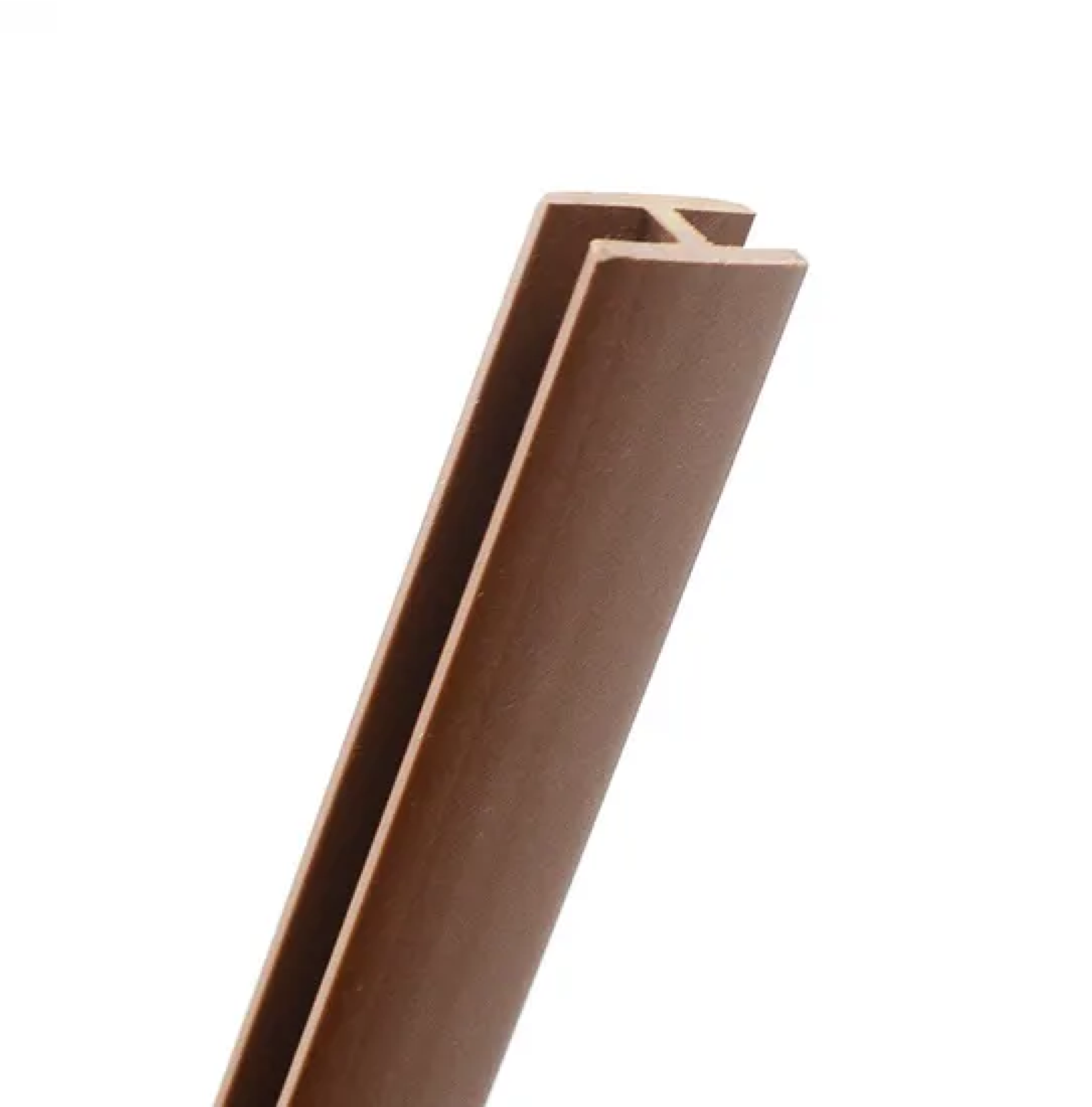 Brown H Shaped Channel Plastic Profile - asmco