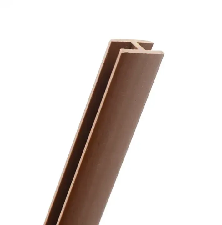 Brown H Shaped Channel Plastic Profile - asmco