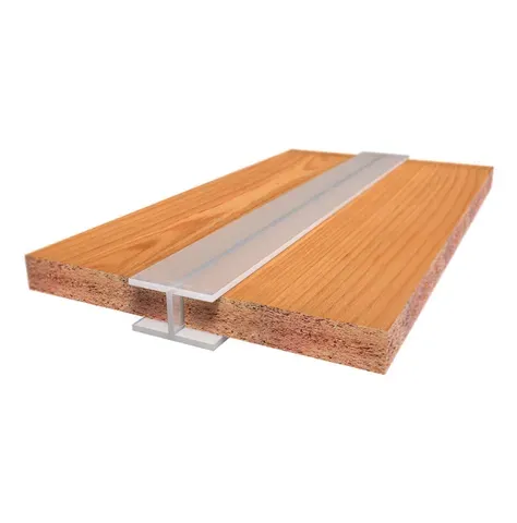 H Shaped Channel Plastic Profile used as wood surface connector - ASMCO