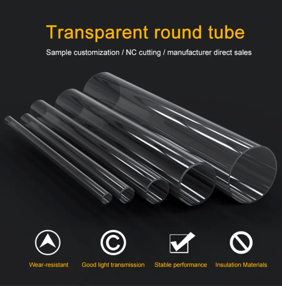 Transparent Plastic Tube