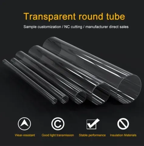 Transparent Plastic Tube
