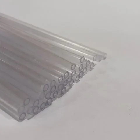 Transparent rigid crystal PVC pipe section ASMCO