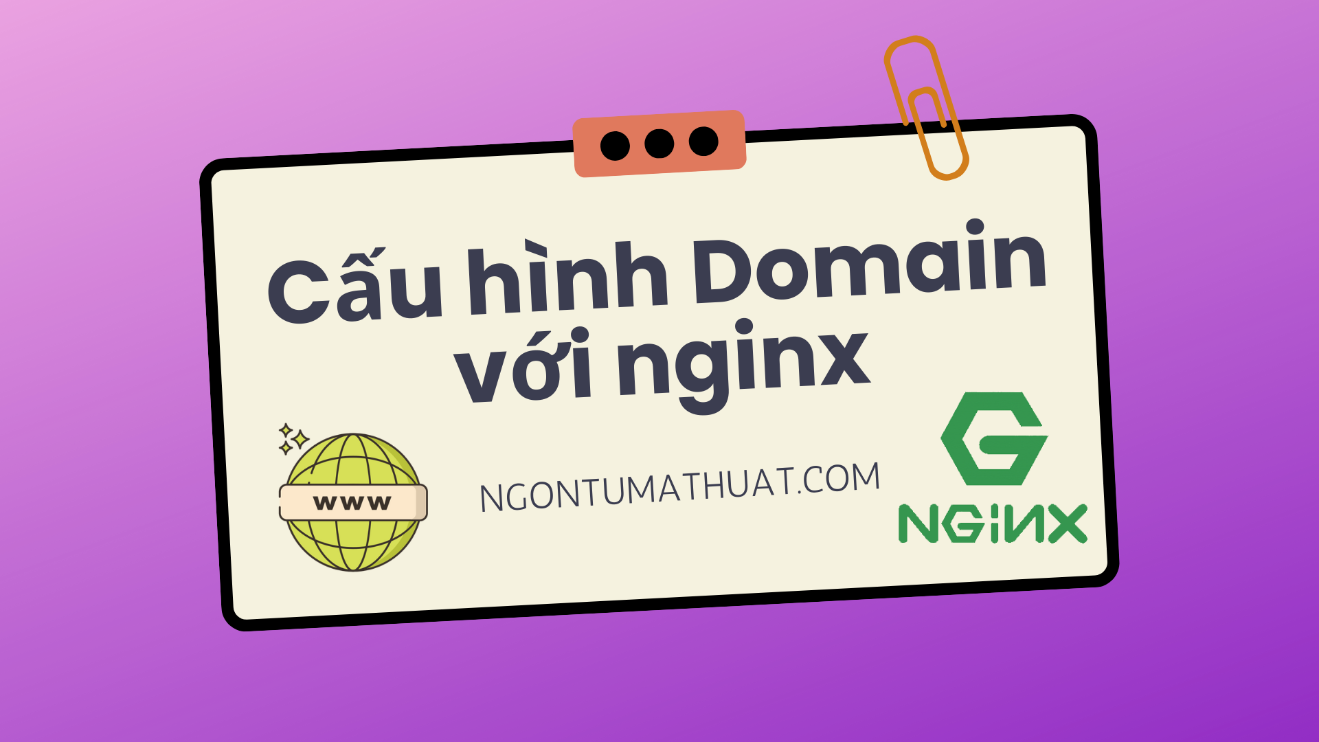 Cấu hình Domain cho server với Nginx