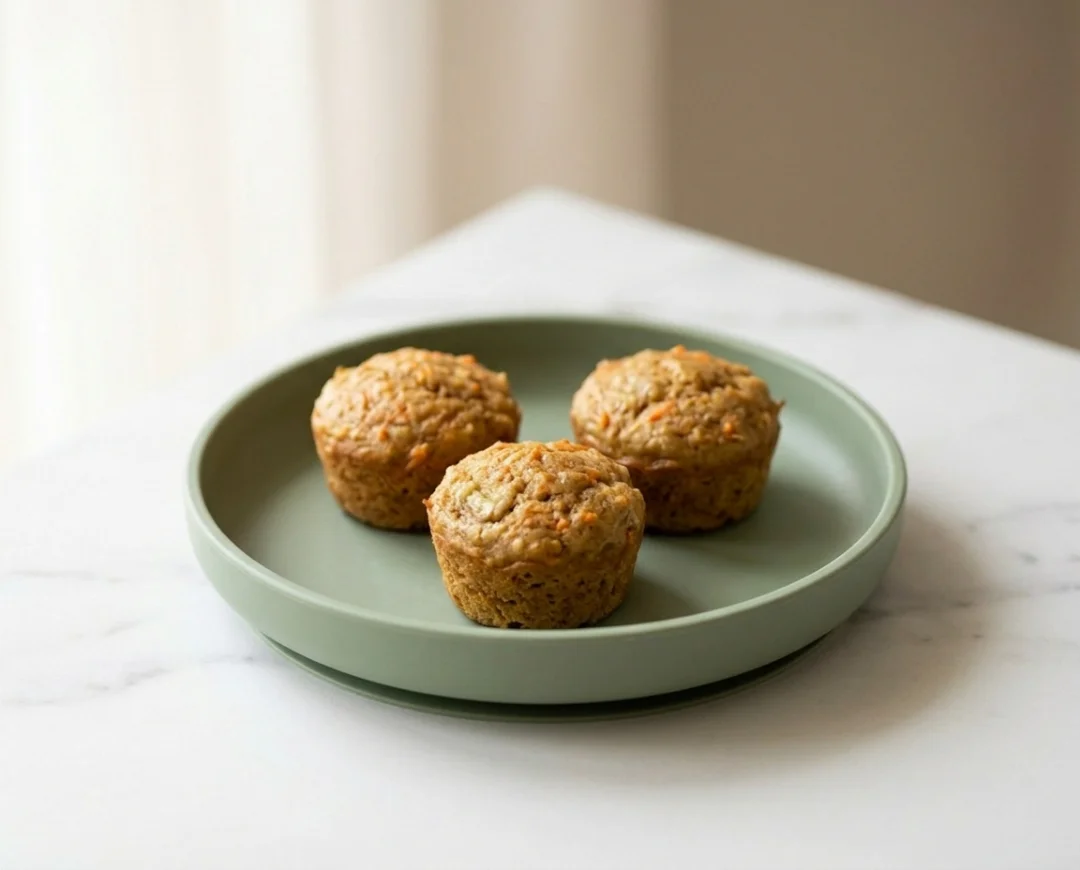 Apple, Banana & Carrot Baby Muffins
