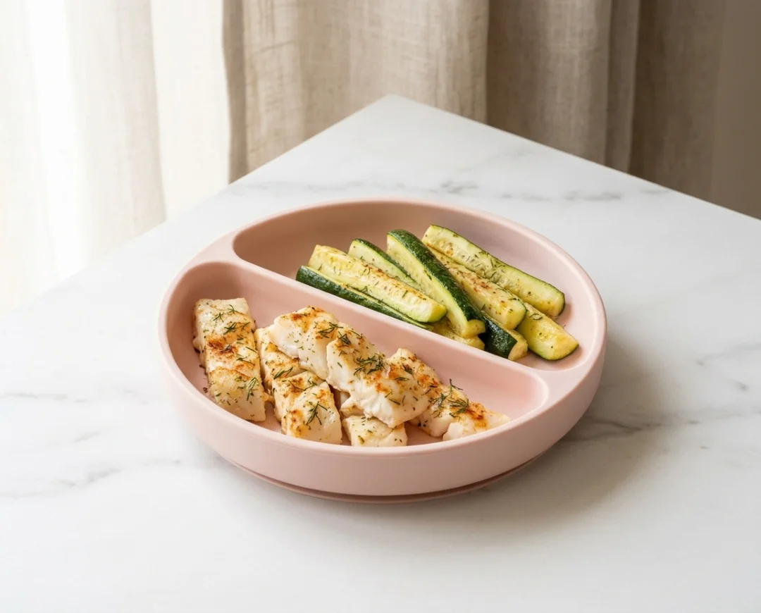 Baked Cod & Courgette Fingers