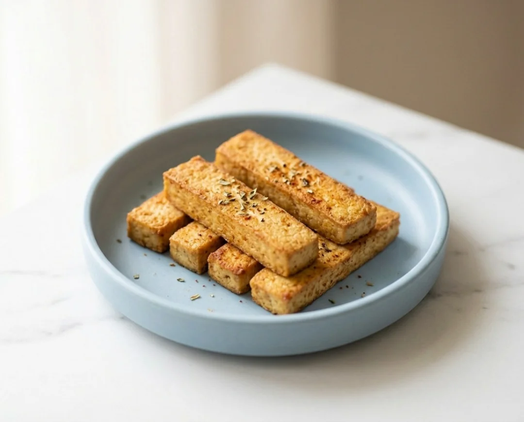 Baked Seasoned Tofu Fingers