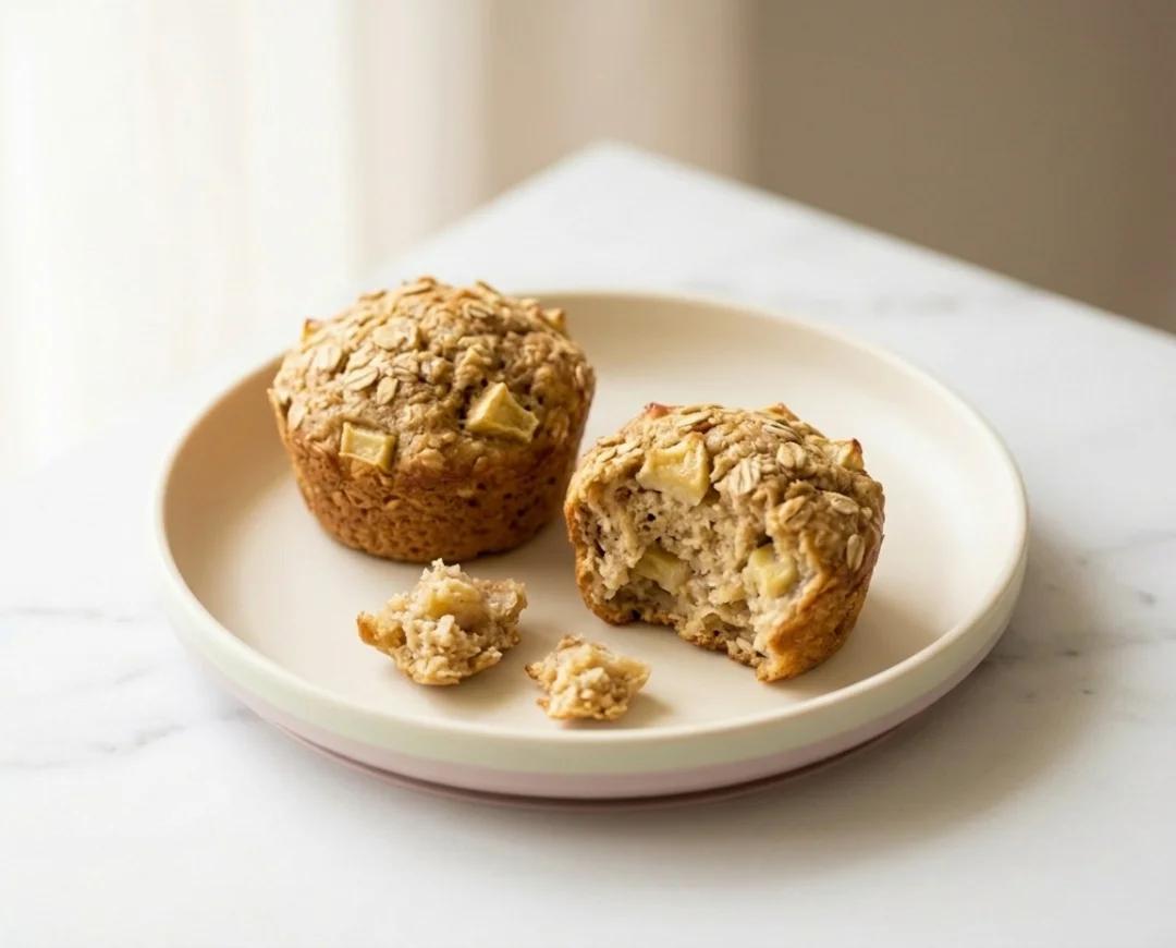 Banana & Apple Oat Muffins