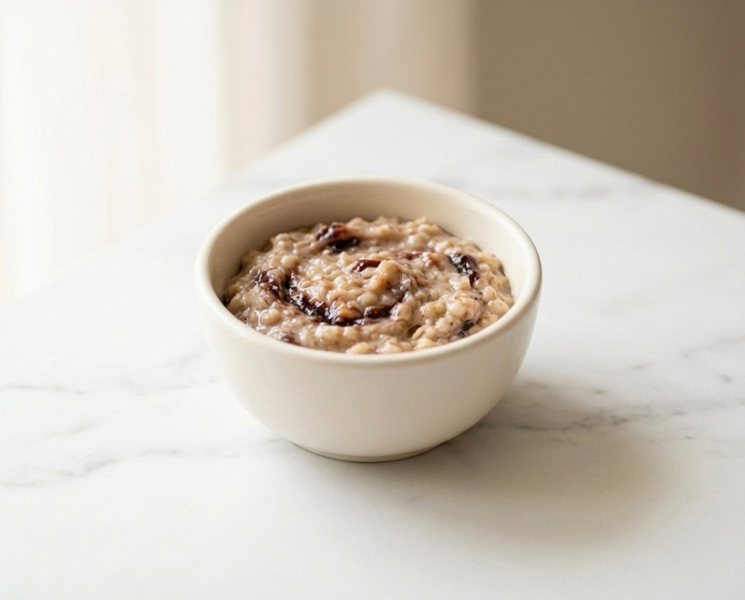 Barley & Prune Breakfast Pudding