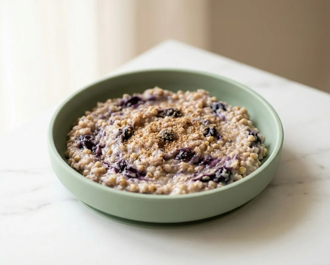 Buckwheat & Blueberry Baby Porridge