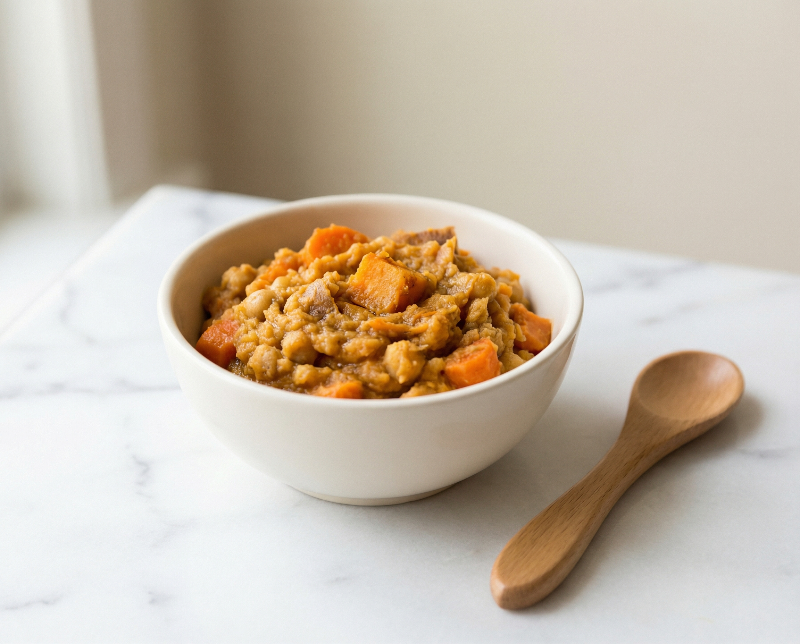 Iron-Rich Chickpea & Sweet Potato Mash