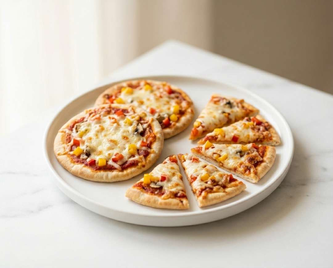 Crispy & Quick Pita Pizzas