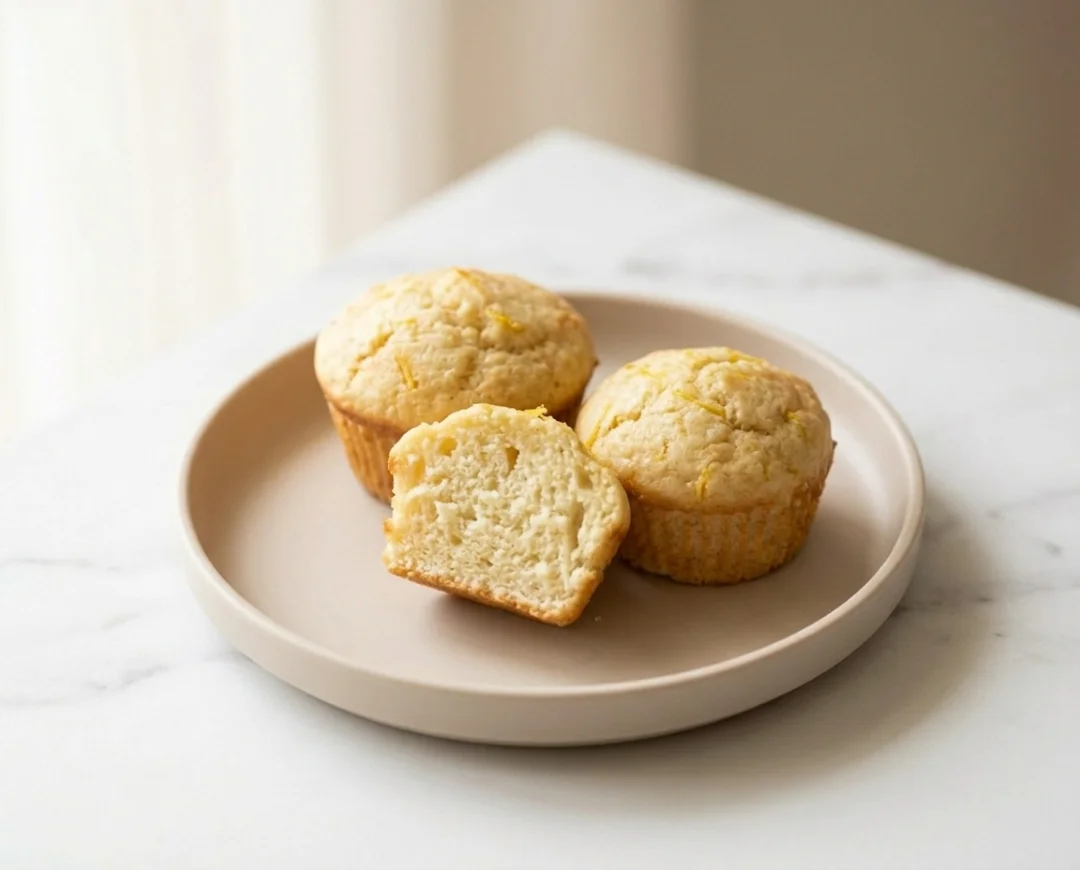 Greek Yogurt & Lemon Muffins
