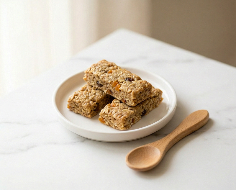 Soft-Bake Banana & Oat Granola Bars