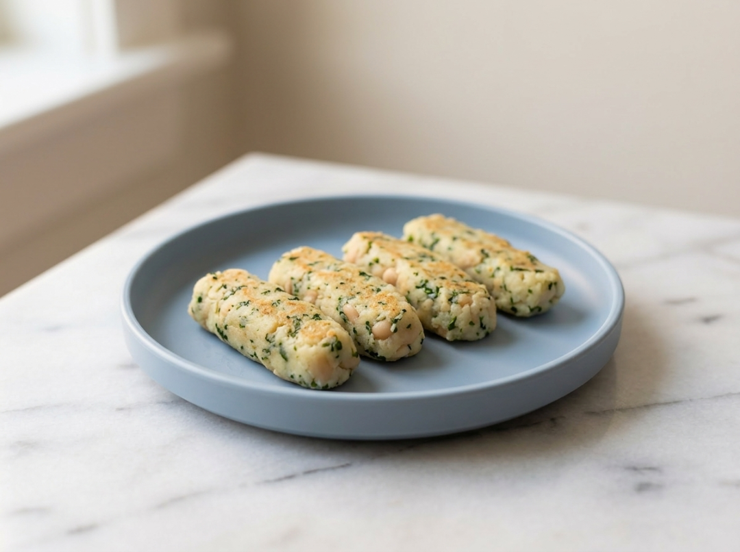Kale, Bean & Potato Breakfast Fingers
