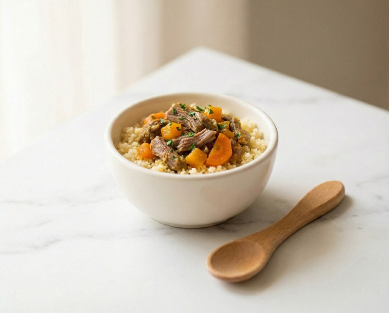 Soft Lamb & Apricot Tagine with Couscous
