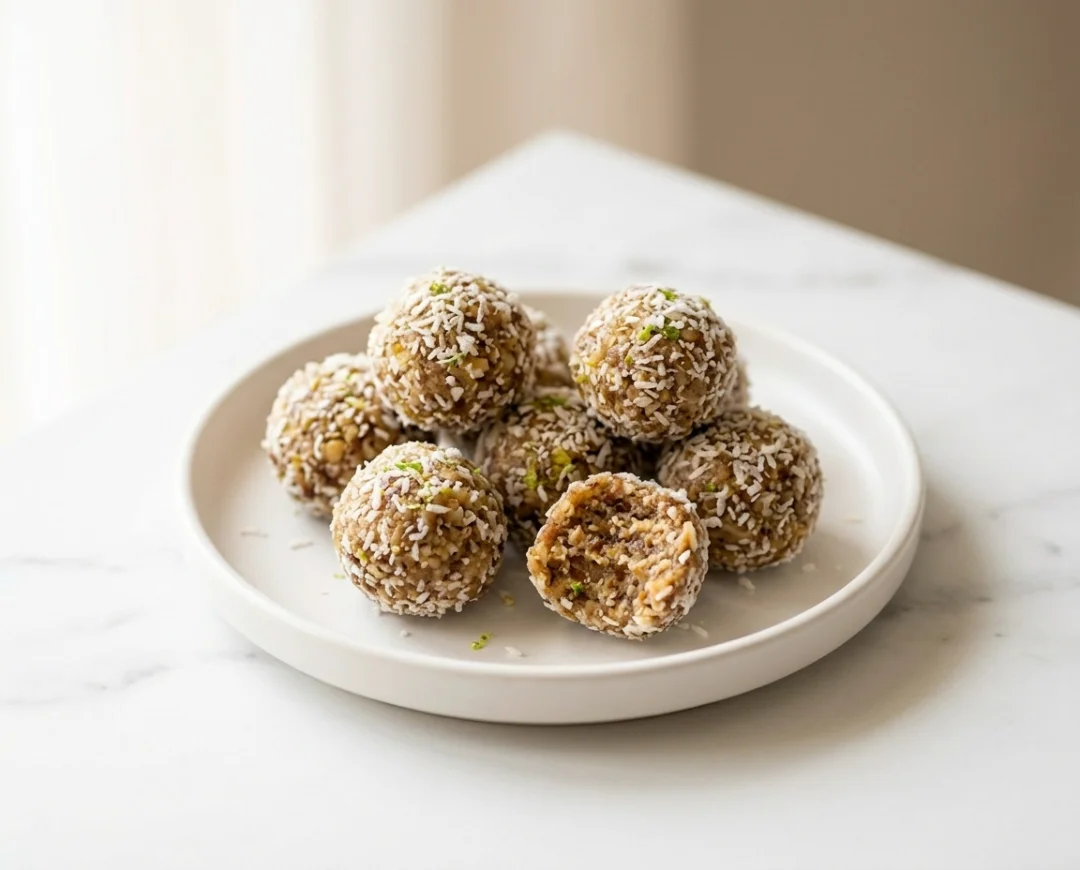 Lemon & Coconut Bliss Balls
