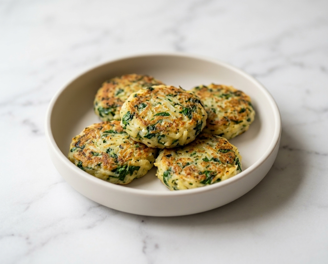 Mini Spinach and Potato Cakes