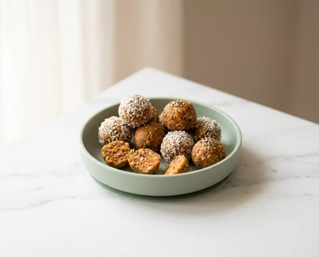 No-Bake Carrot & Walnut Energy Balls