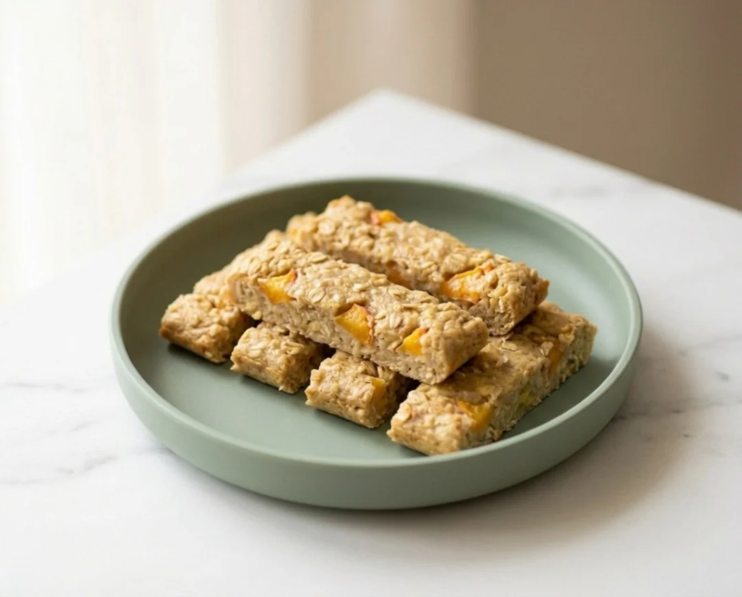 Oat & Peach Porridge Fingers