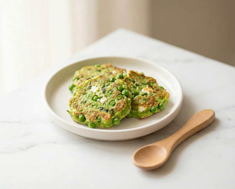 Sweet Pea & Fresh Mint Fritters