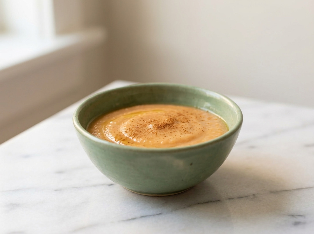 Creamy Red Lentil & Apple Breakfast Puree