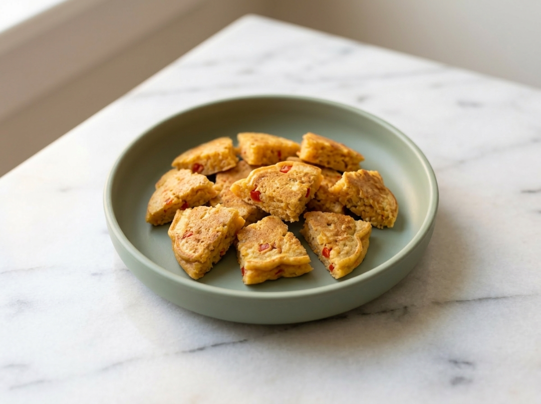 Red Lentil & Sweet Pepper Savory Pancakes