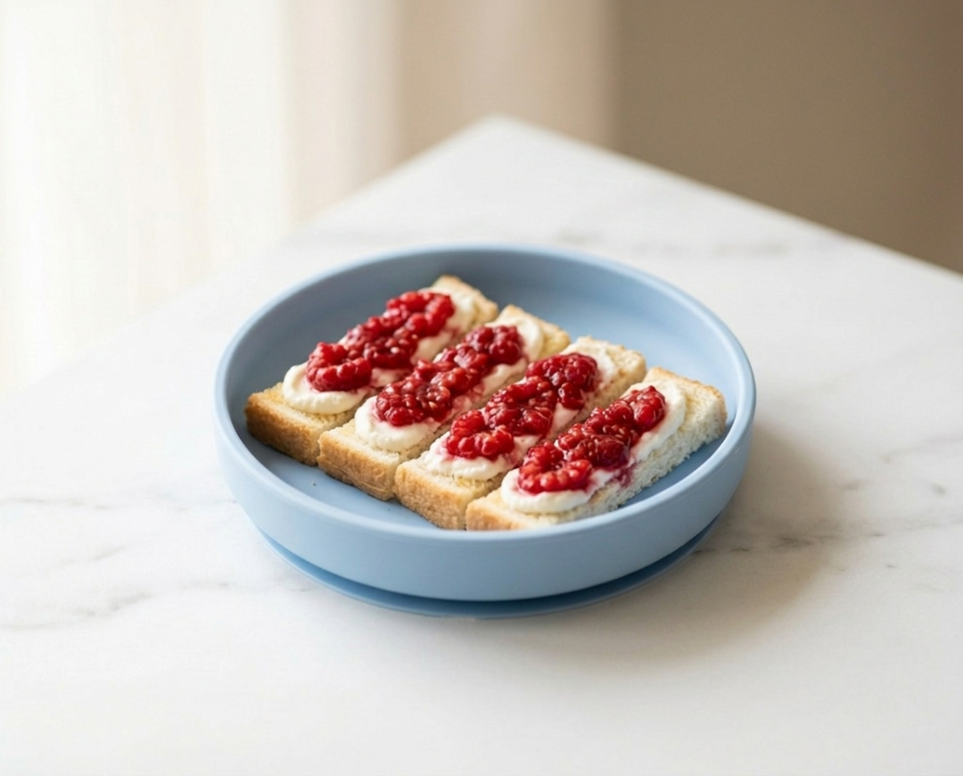 Ricotta & Raspberry Toast Fingers