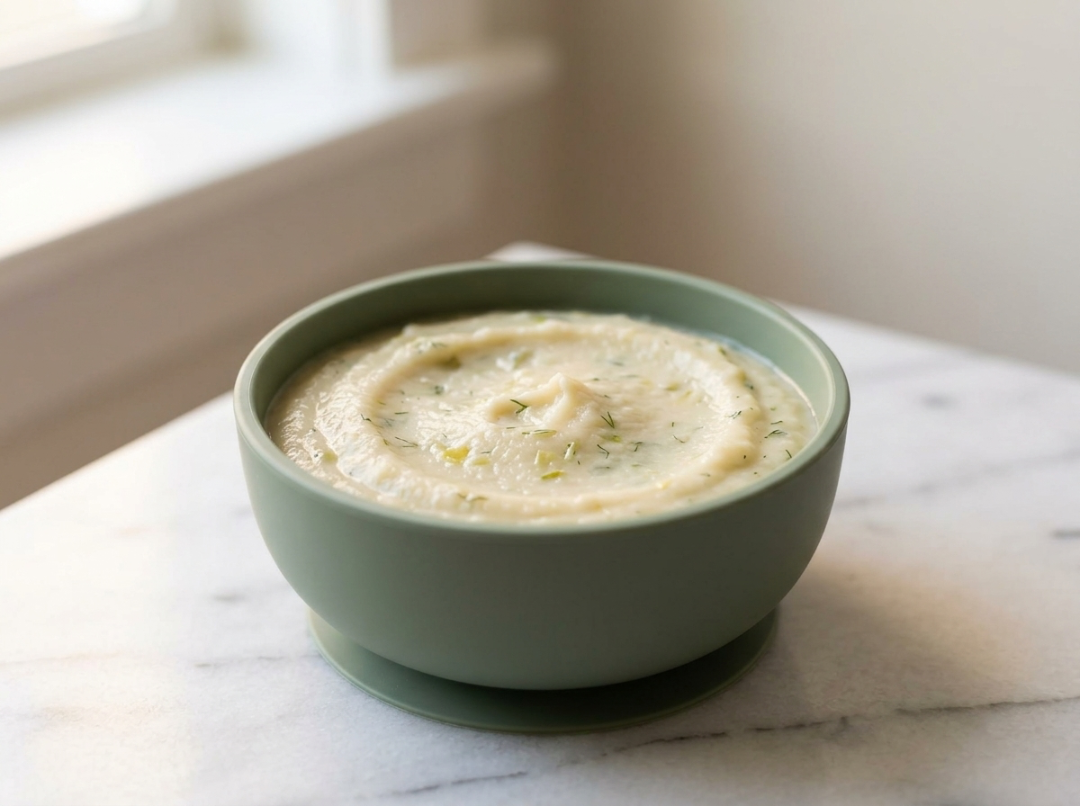 Creamy Roasted Cauliflower & Leek Purée