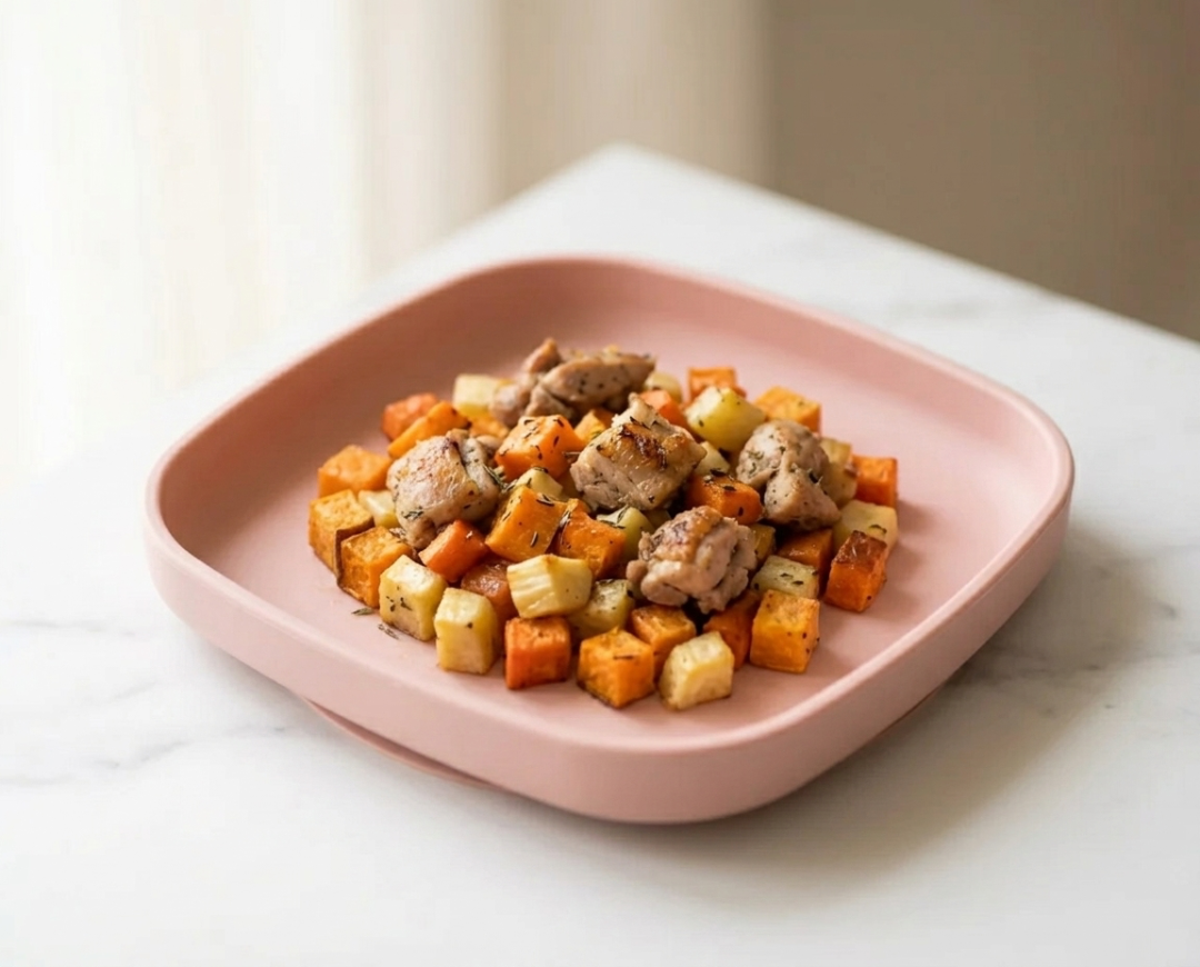 Roasted Chicken and Root Vegetable Traybake