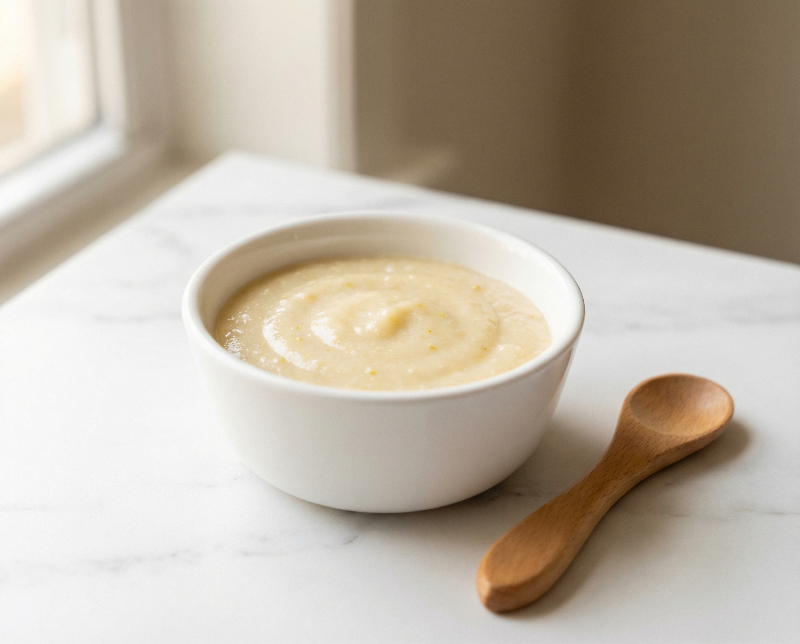 Smooth Oat Porridge with Pear
