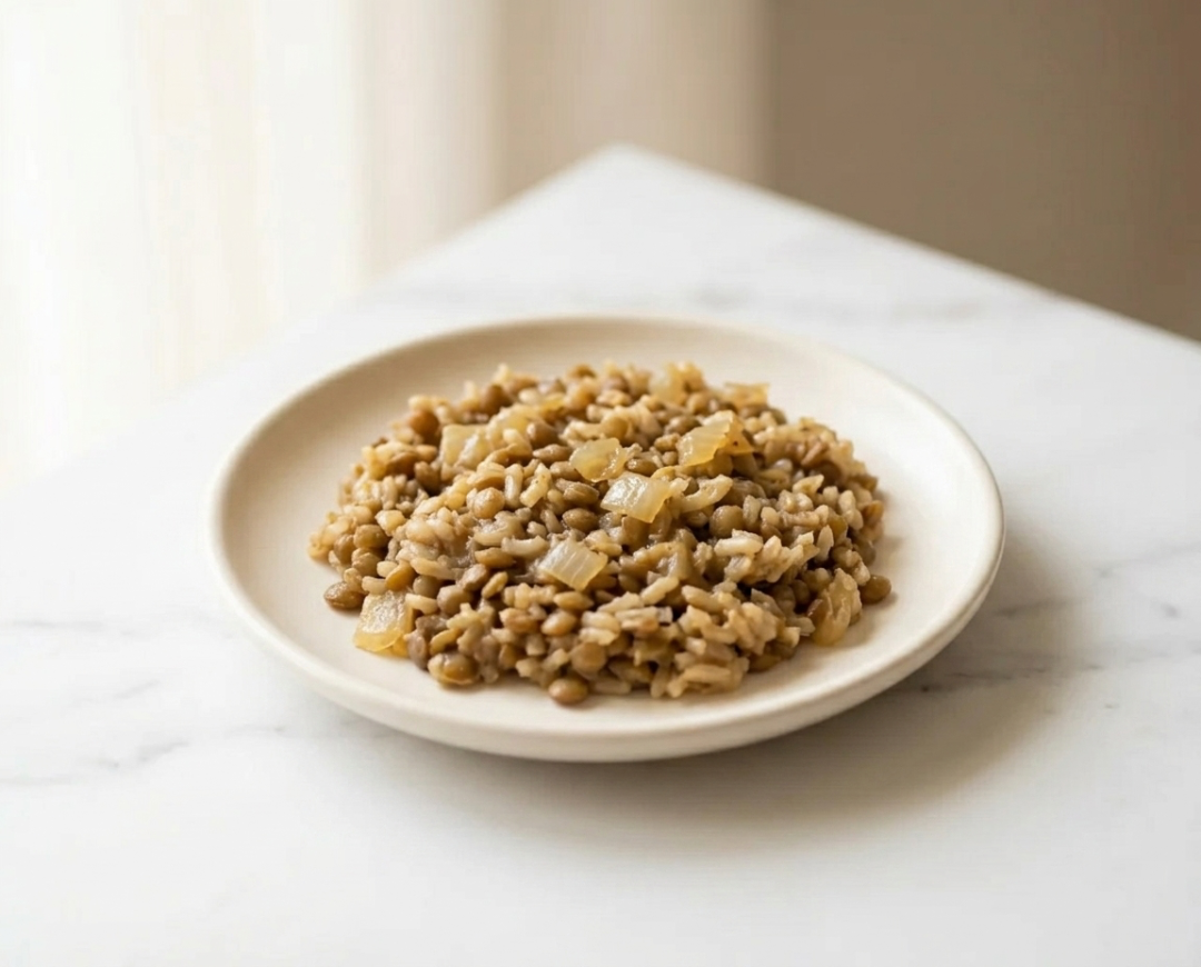 Soft Lentil & Rice Mujadara