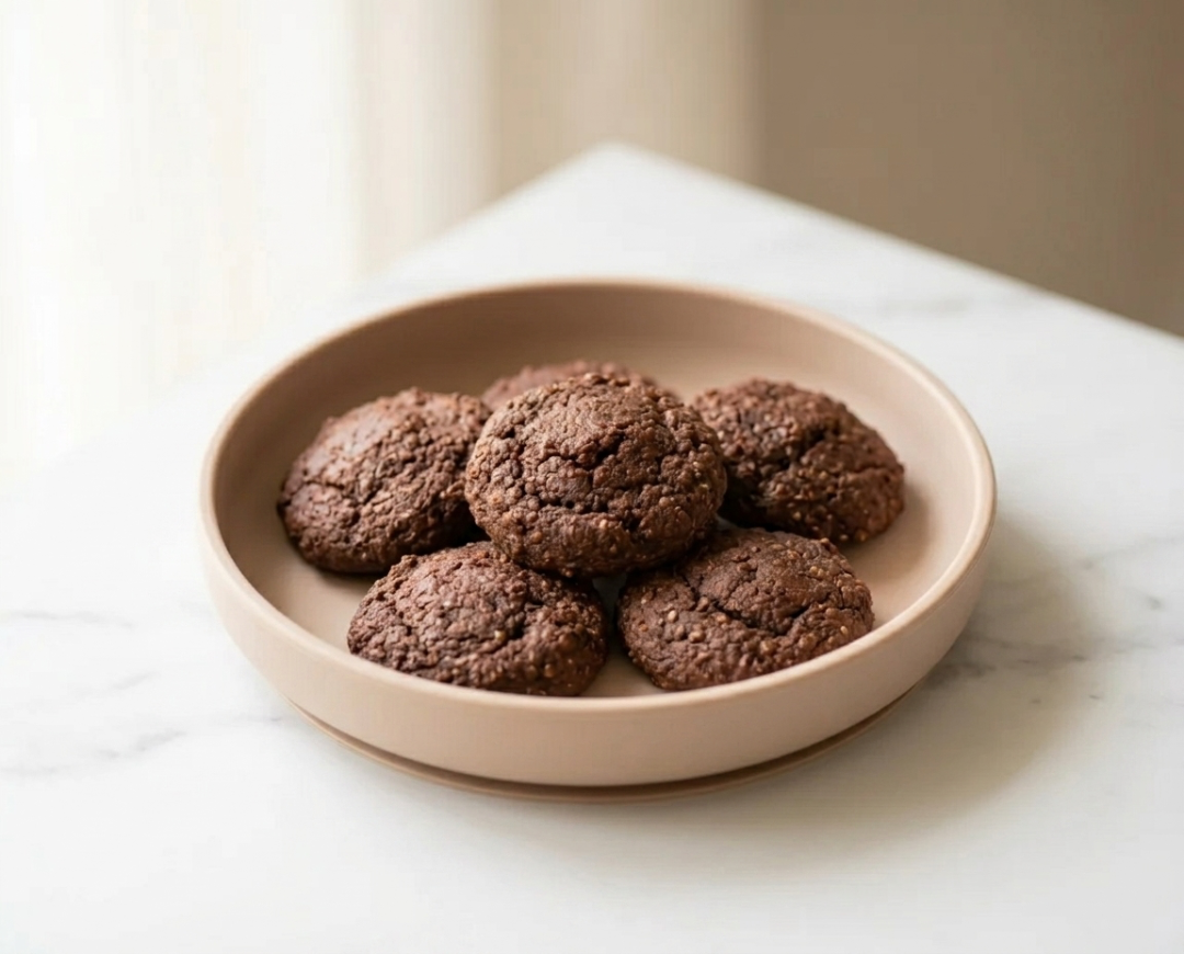 Soft Quinoa and Cocoa Cookies