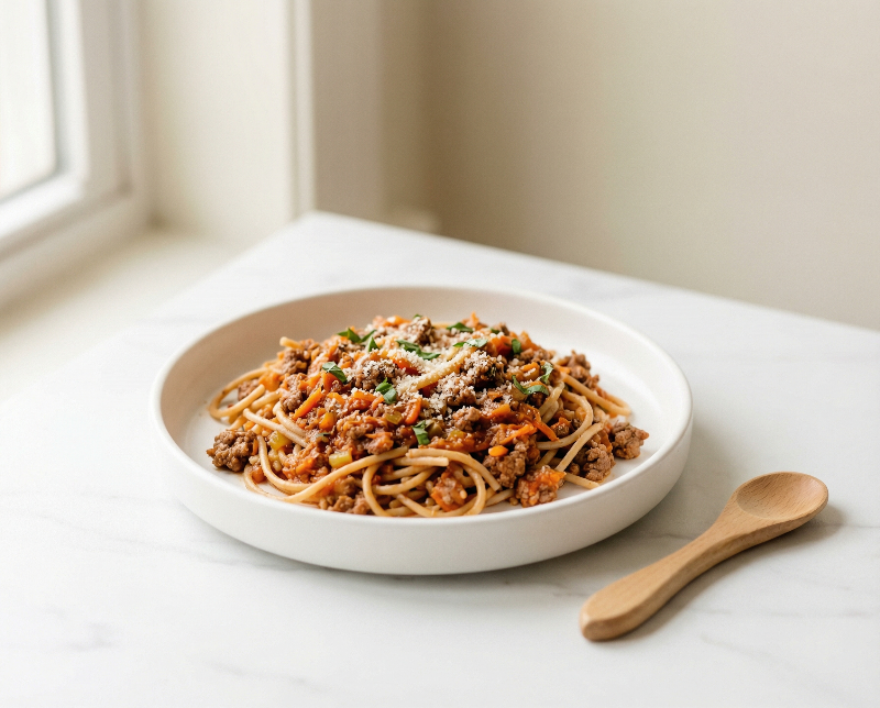 Veggie-Loaded Spaghetti Bolognese