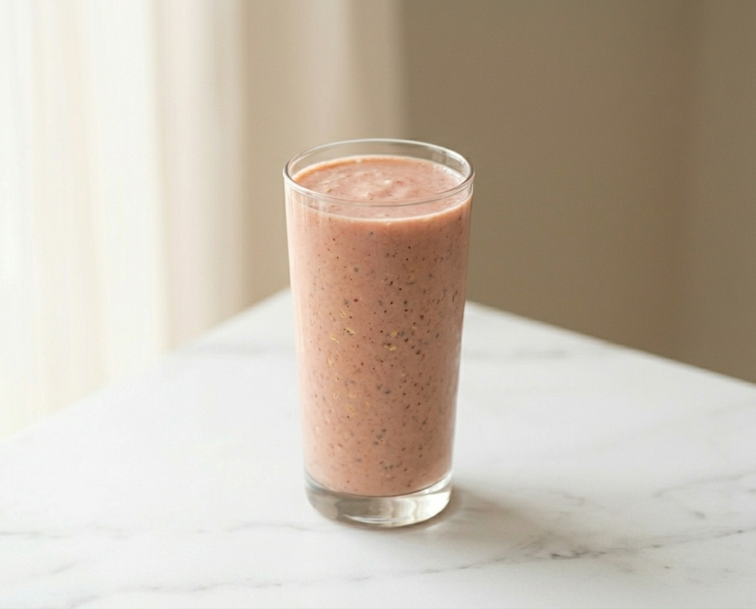 Strawberry Banana Oat Smoothie