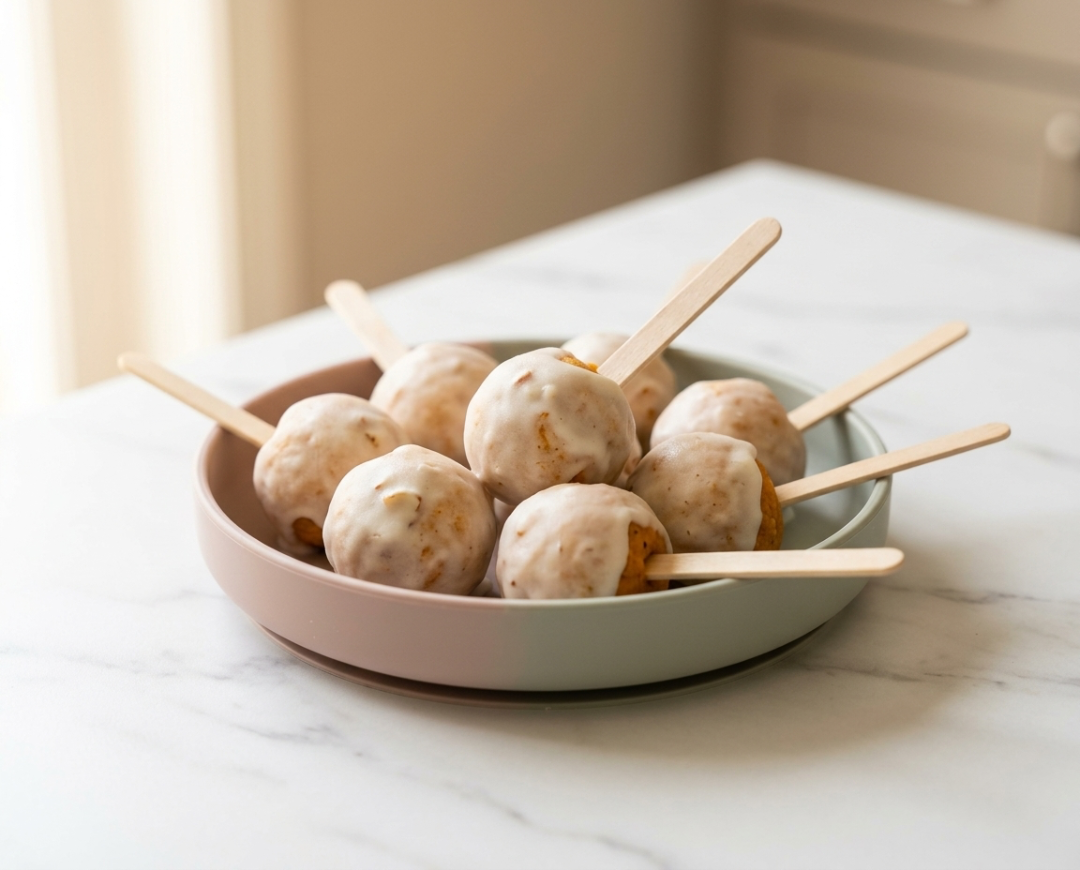 Sweet Potato & Almond Breakfast Pops