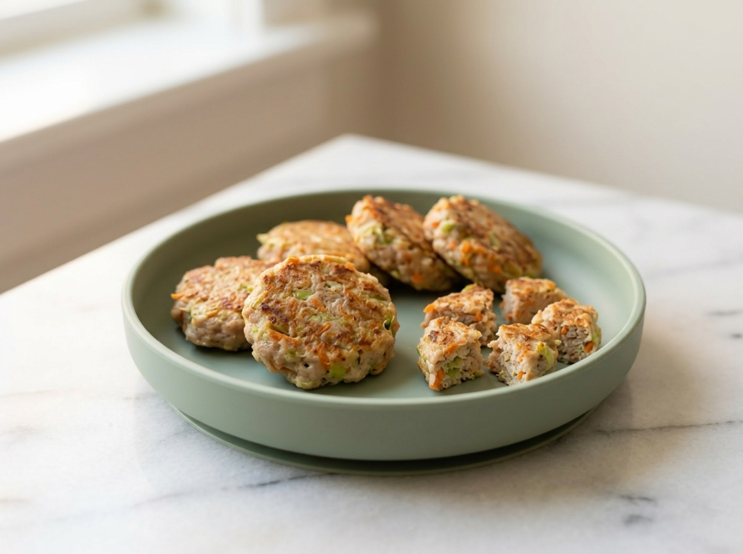 Turkey, Cabbage & Carrot Mini Fritters