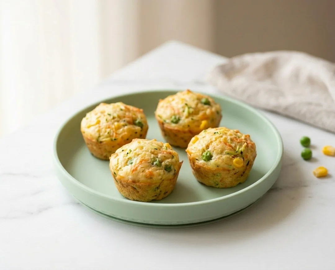 Veggie & Cheese Savoury Muffins