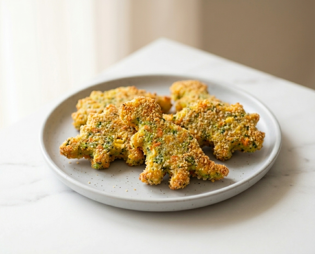 Crispy Veggie & Cheese 'Dino' Nuggets