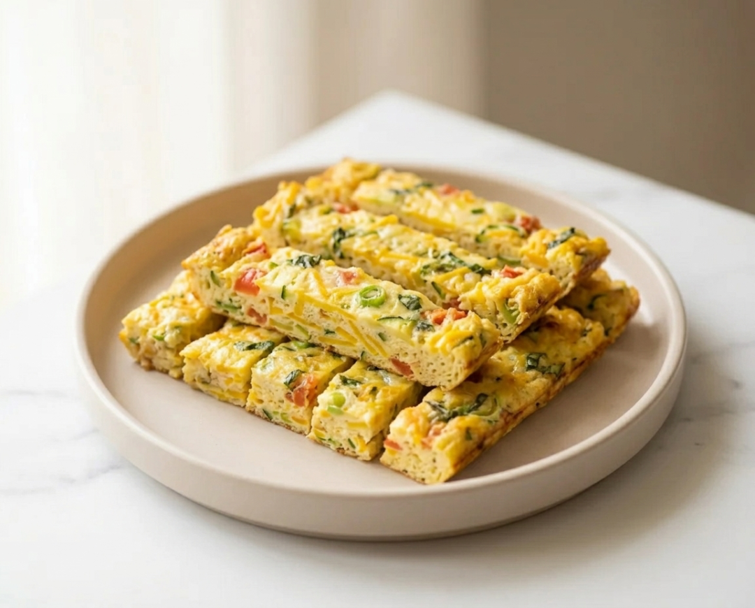Soft Veggie Frittata Fingers