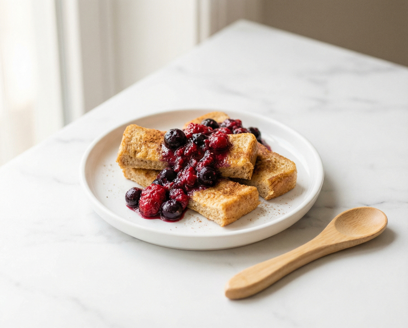 Whole Wheat French Toast with Berries