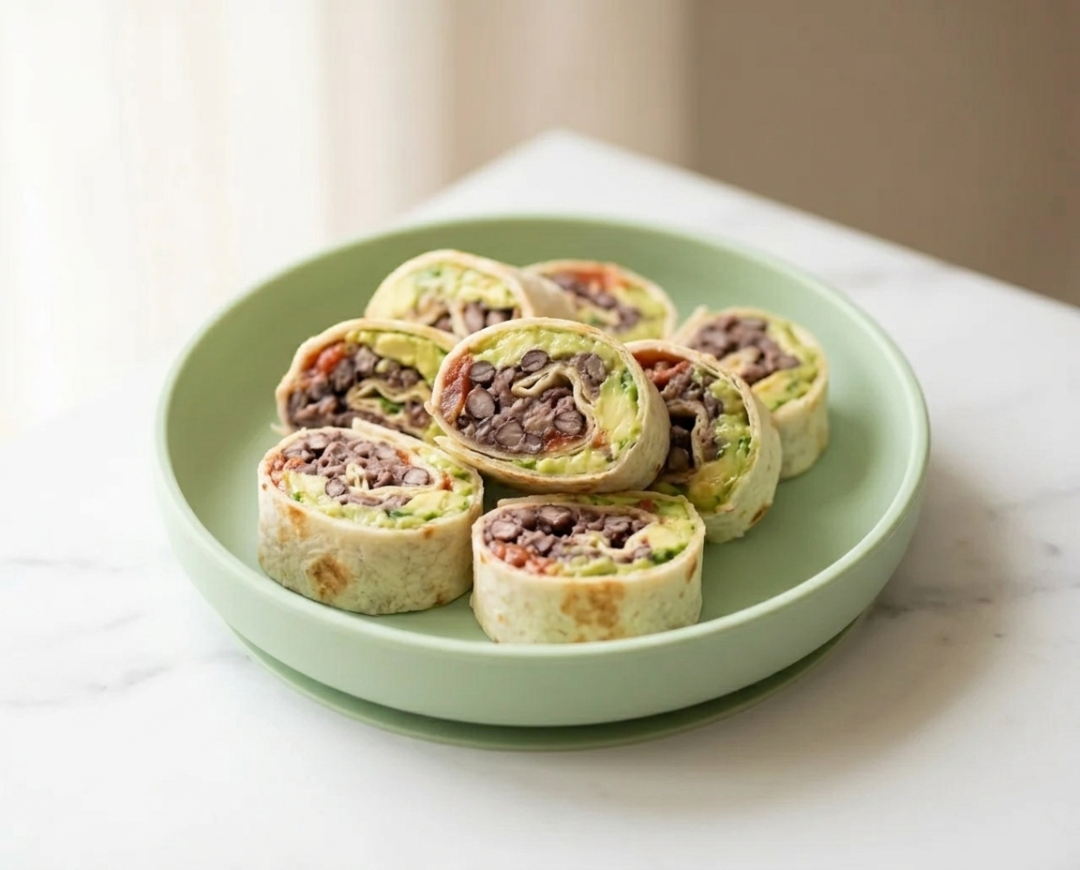 Zesty Black Bean and Avocado Breakfast Wrap