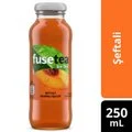 Fuse Tea şeftali aromalı soğuk çay 250 ml cam şişe