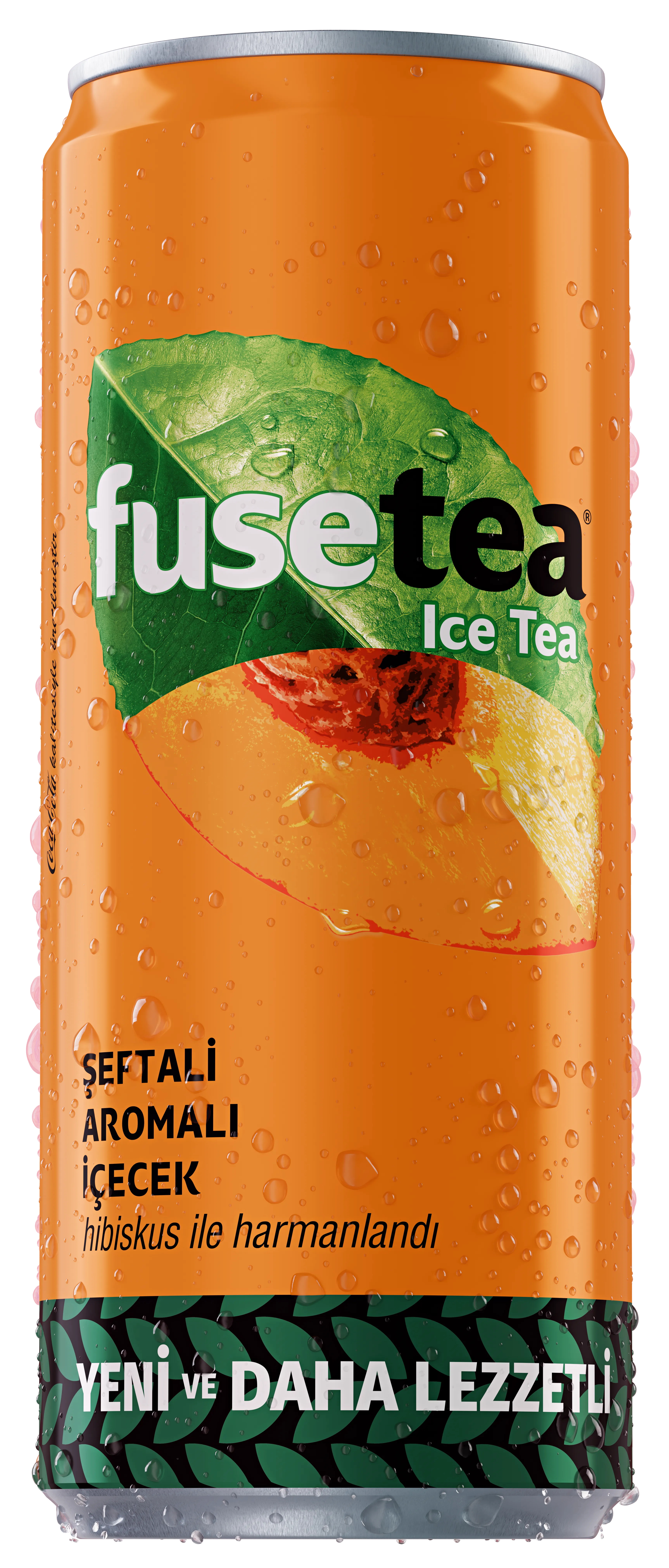 Fuse Tea şeftali aromalı soğuk çay 330 ml metal kutu