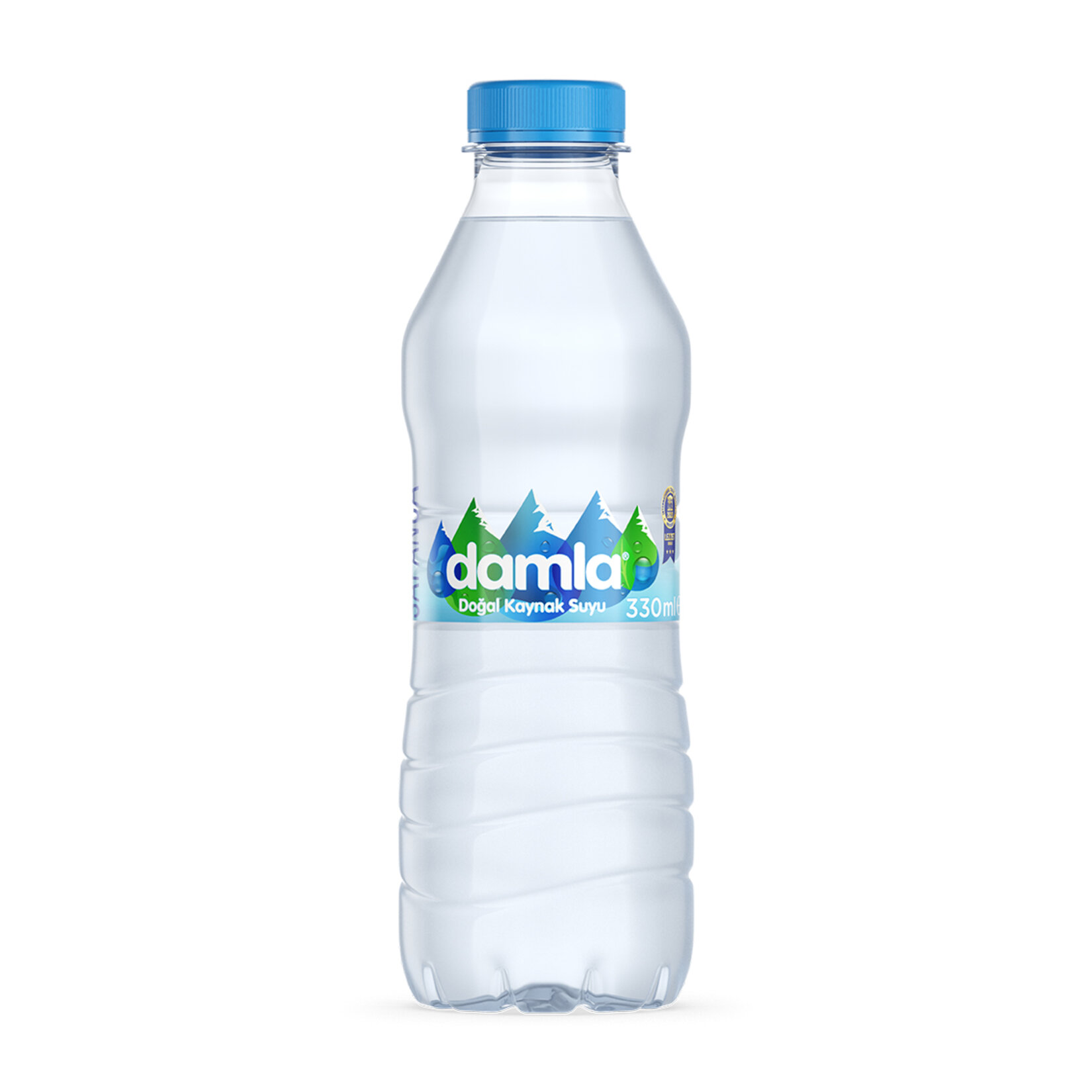 Damla 330 ml pet şişe su, 24'lü koli