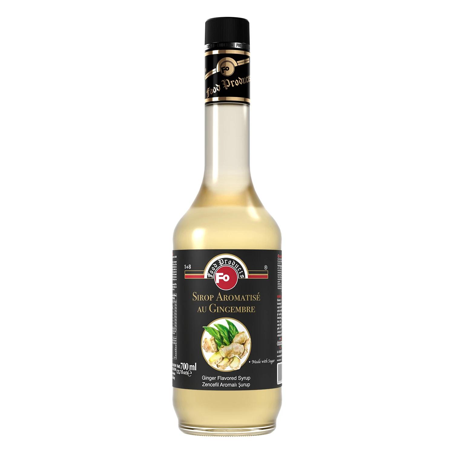 FO Ginger zencefil aromalı şurup 700 ml şişe